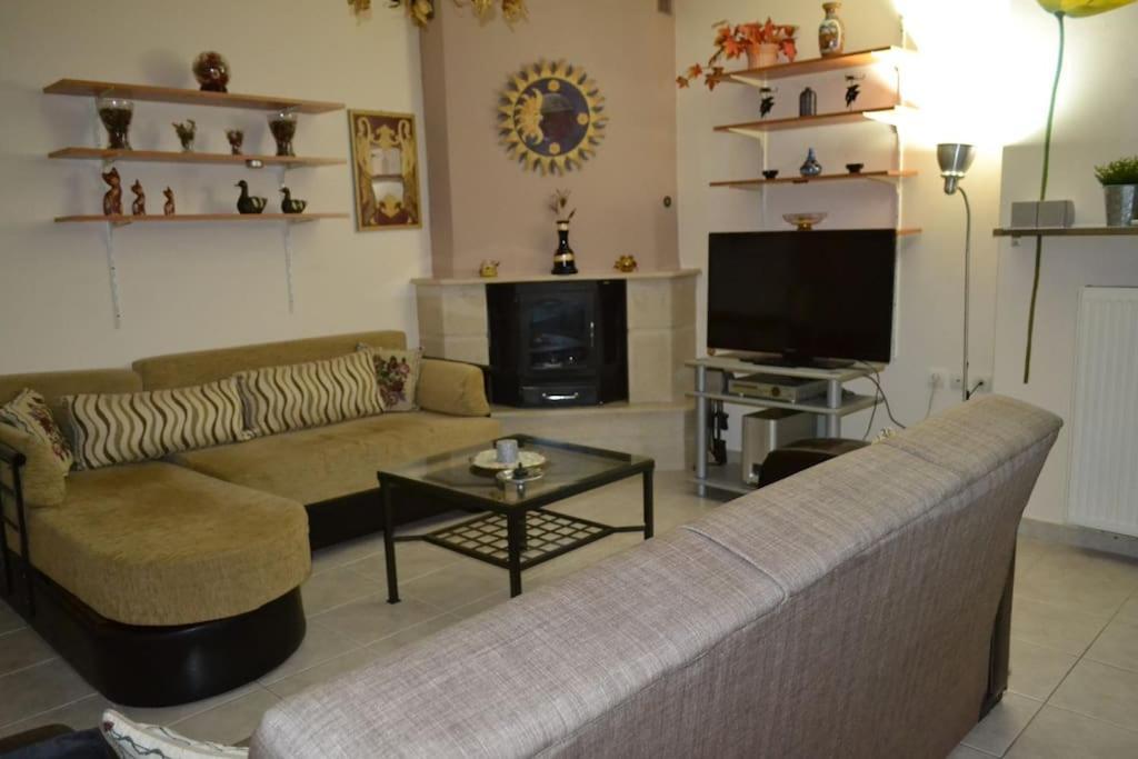Апартаменты Vasiliki'S Cosy House Неа-Миханиона Экстерьер фото