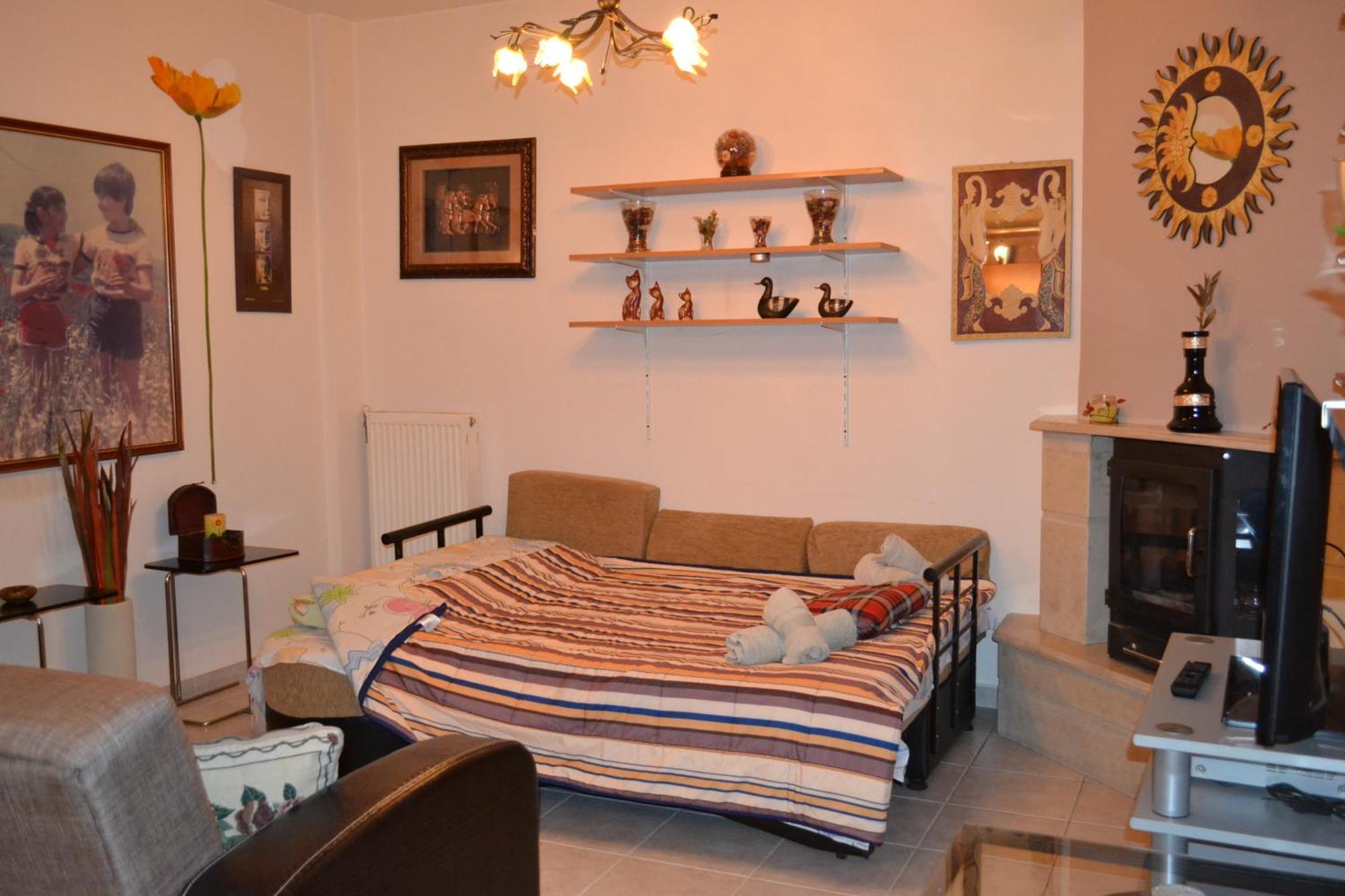 Апартаменты Vasiliki'S Cosy House Неа-Миханиона Экстерьер фото